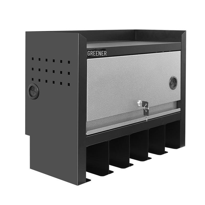 Многофункциональная рабочая станция Green Forest: Тележка для авторемонтных инструментов, шкаф для электроинструментов и верстак для мастерской