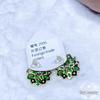 Серьги «Изумрудный цветок»