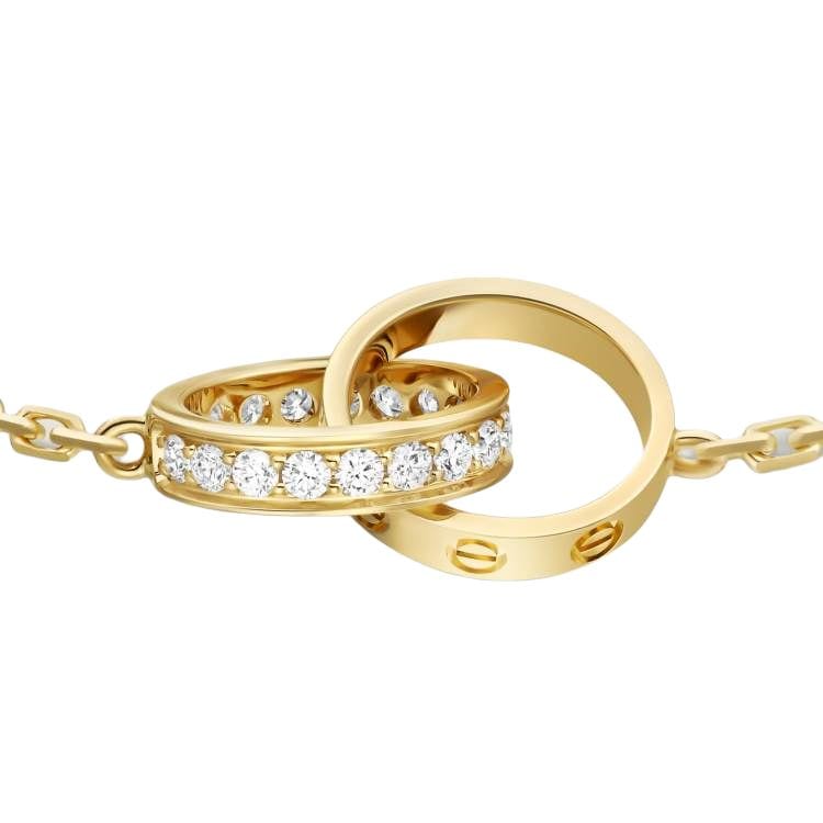 Cartier LOVE Браслеты с бриллиантами из 18-каратного золота Унисекс Розовое золото B6084200