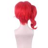 Men 35CM JOJO's Bizarre Adventure Kakyoin Noriaki Ponytail Wig Cosplay Costume Heat Resistant Synthetic Hair Party Role Play Wig