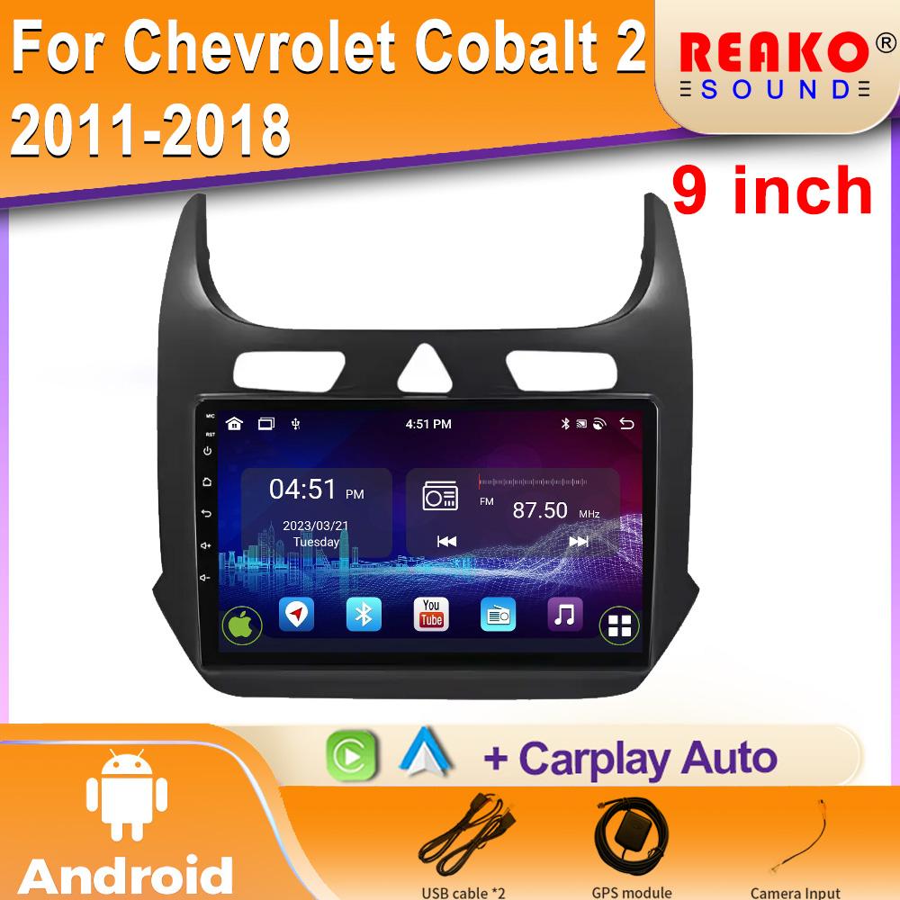 Head Unit Carplay Car  Radio Wifi Android For Chevrolet Cobalt 2 2011-2018 B4 B5 GPS Navigation Multimedia Player