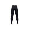 Under Armour Rush Series Letter Logo Compression Training Fitness Sports Long Pants Men Bottoms Black 1356625-001