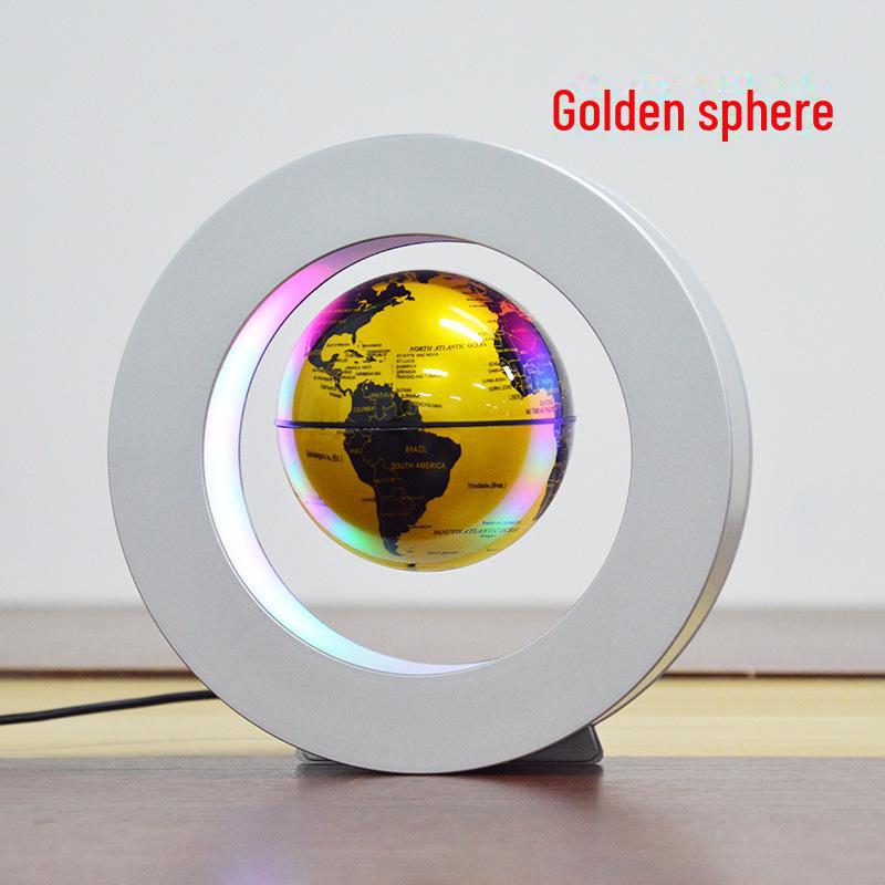 Светящийся русский магнитный левитационный глобус - креативный подарок и сувенир на выпускной