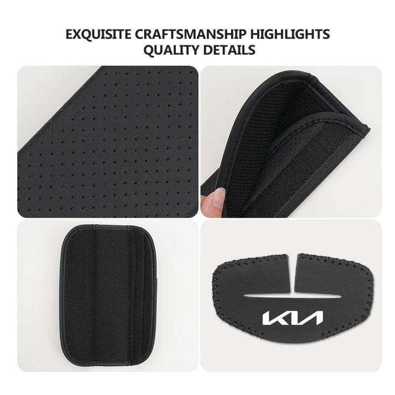 UQQV8 Car Seat Belt Buckle Clip Protector Cover Shoulder Padding Pad For KIA Rio K5 K2 Sportage Ceed Sorento Picanto Stinger Soul