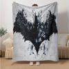Batman: Dark Knight's Heroic Adventure Poster PrintPrint Blanket, Soft Blanket For Sofa Office Bed And Travelling Daughter Birthday Gift esj