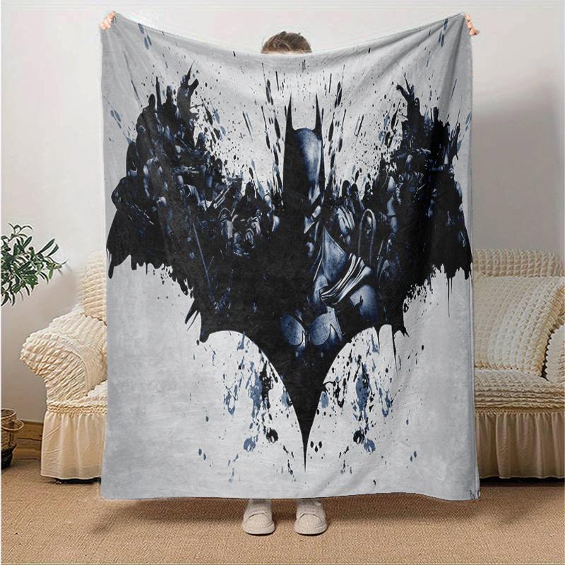 Batman: Dark Knight's Heroic Adventure Poster PrintPrint Blanket, Soft Blanket For Sofa Office Bed And Travelling Daughter Birthday Gift esj