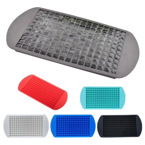 Мини-формы для льда, силиконовые, 160 ячеек, формы для льда, не содержат бисфенол А, легко извлекаются, многоразовые, маленькие кубики льда для виски, коктейлей, напитков, кофе