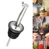 Liquor Pourer Flow Wine Bottle Pour Spout Stopper Stainless Steel Cap