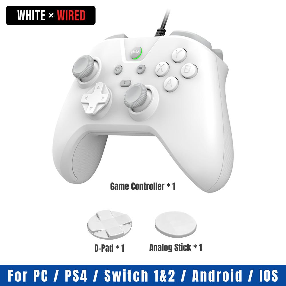 G4 Wired Game Controller for PS4 Compatible Console and PC with Turbo and Dual Vibration