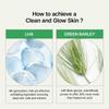 [Veganifect] Clean And Glow Green Barley LHA Глубокоочищающая пенка 165 мл