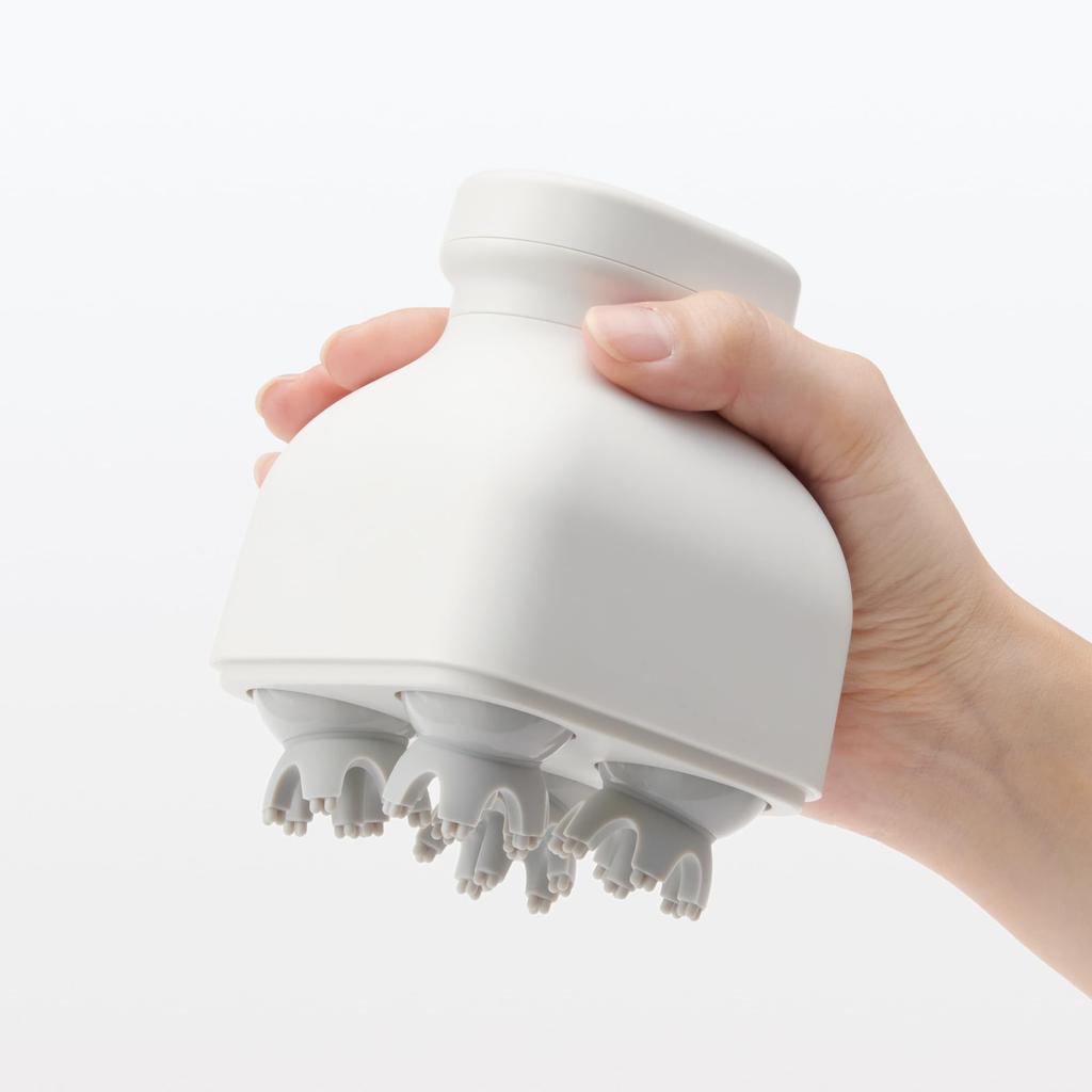 MUJI Аккумуляторная щетка для ухода за кожей головы, которую можно использовать в ванной LA1GSA1A MJ-ECB1