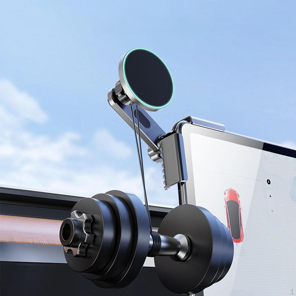 Car Phone Mount Adjustable Easy Use Multifunctional for 5.5-15.5mm Thickness Screen