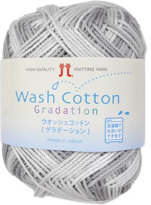 Пряжа Hamanaka Washed Cotton Градиентная Средней Толщины Светло-Голубая 40г 102м Набор из 5 мотков 2333 col.302 Прибл.