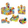 1 набор игрушка-пазл красочный открывающееся окно пластиковый строительный STEM-конструктор красочные соединяющиеся компоненты