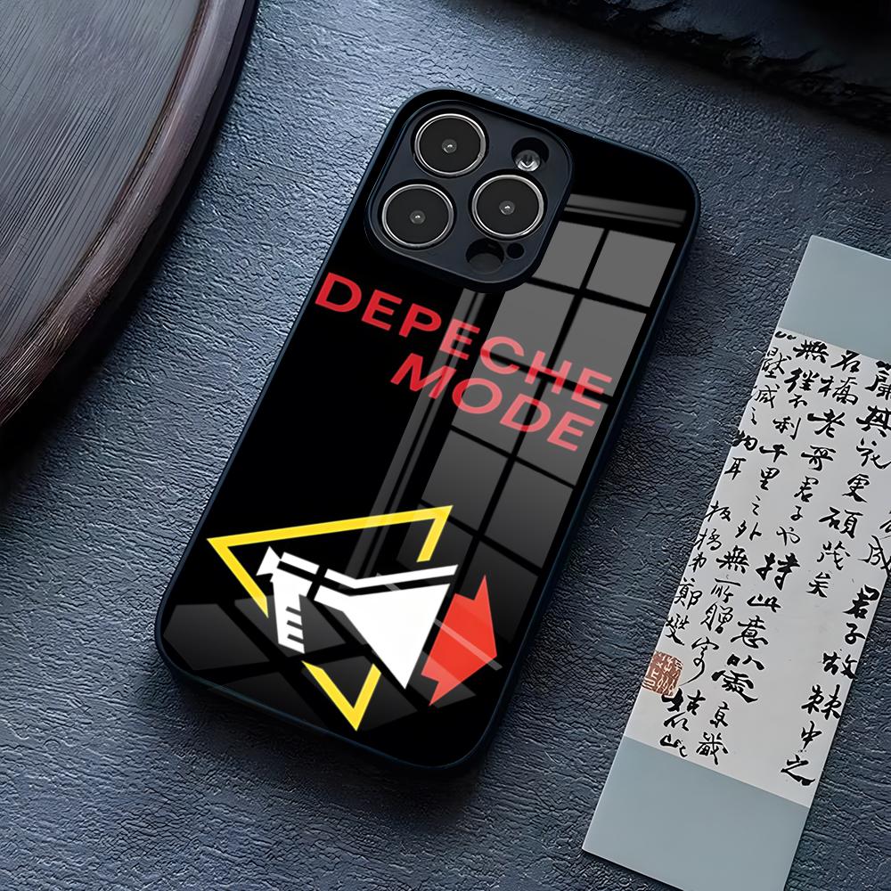 Горячие Тренды Чехол Для Телефона D_DEPECHE MODE Для IPhone 16 Pro Max 17 14 15 Plus 13 Mini 11 12 X XR XS 8 7 Plus SE Стеклянная Крышка