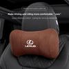 Car Suede Headrest Memory Cotton Neck Pillow For Lexus RX330 IS250 Ct200h ES300h RX350 IS300h NX300h RX400h UX Auto Accessories