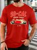 Vintage So Cal Speed Shop Retro Race Car Print Unisexs Cotton Crew Neck Tee Short Sleeve Loose Racing Casual Daily Street Male Top