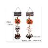 Halloween Front Door Hanging Pumpkin Witch Ghost Flag Logo Halloween Home Haunted House Door Decoration Scene Arrangement