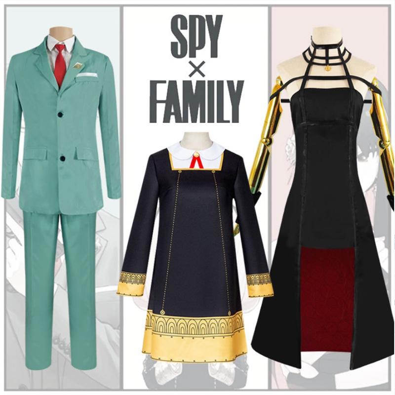 Яркий аниме-костюм Spy×family для вечеринки, косплей-набор платьев для Йор Форджер, Ани