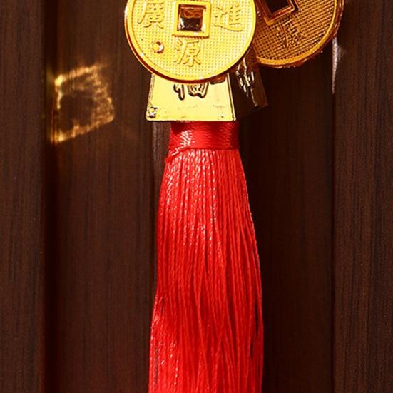 Chinese New Year Decorations 2026 Year of Horse Lucky Charm with Tassel Feng Shui Hanging Pendants for Wealth Good Luck