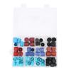 77pcs Air Conditioning Valve Core Caps Replacement AC System Repairing Accessory for Car