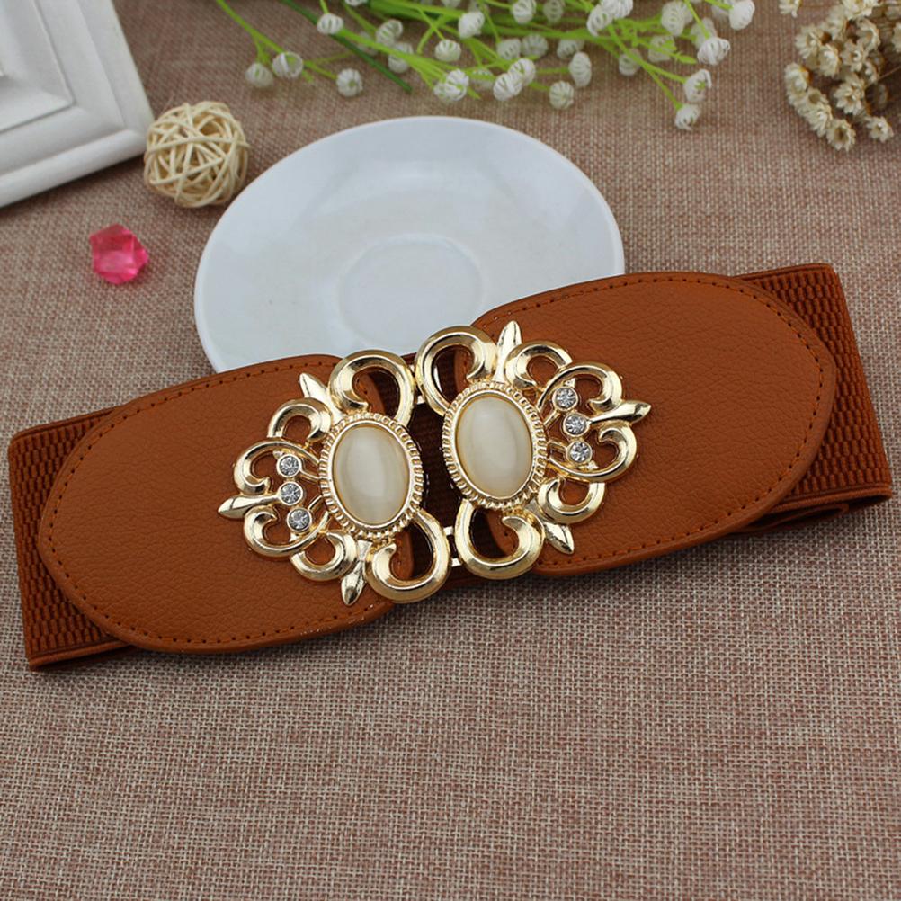 1Pc Women Retro Elastic Stretchy Dress Narrow Waist Belts Dress Accessories Women Skirt Decoration
