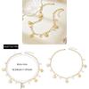 Minimalist Geometric Alloy Necklace With Artificial Pearl Pendant For Casual Women