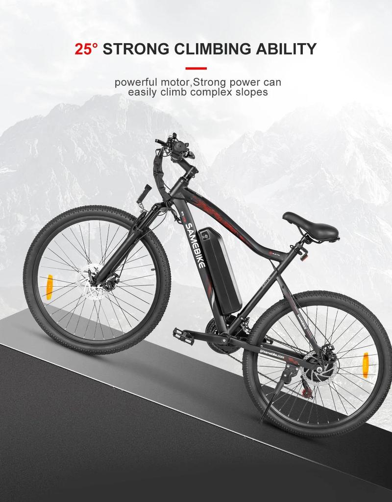 Ebike SY26-II Bicycle for Men Road Bike 26*1.95 Inch Tire Bicycle Mountain 26 Inch Cycle 21 Speed 500w 36v 13Ah Electric Bicycle Ebike