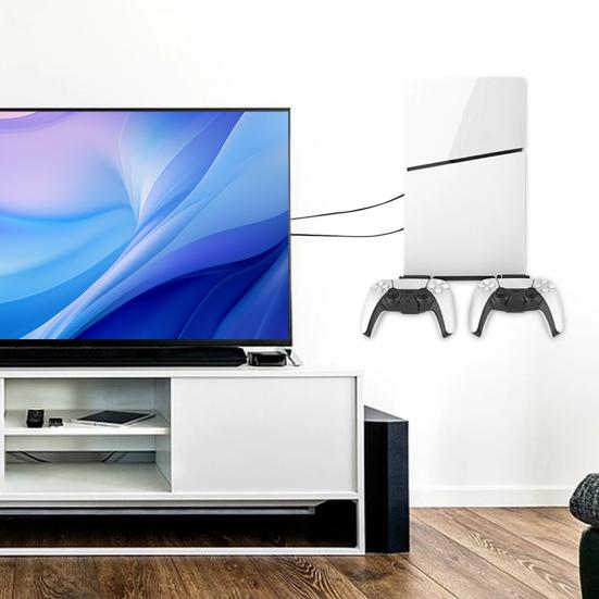 Game Console Wall Storage Holder with Mount Bracket Storage Hook Strong Load-bearing Simple