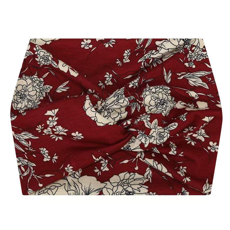 Африканская очень широкая эластичная повязка на голову для йоги и спорта