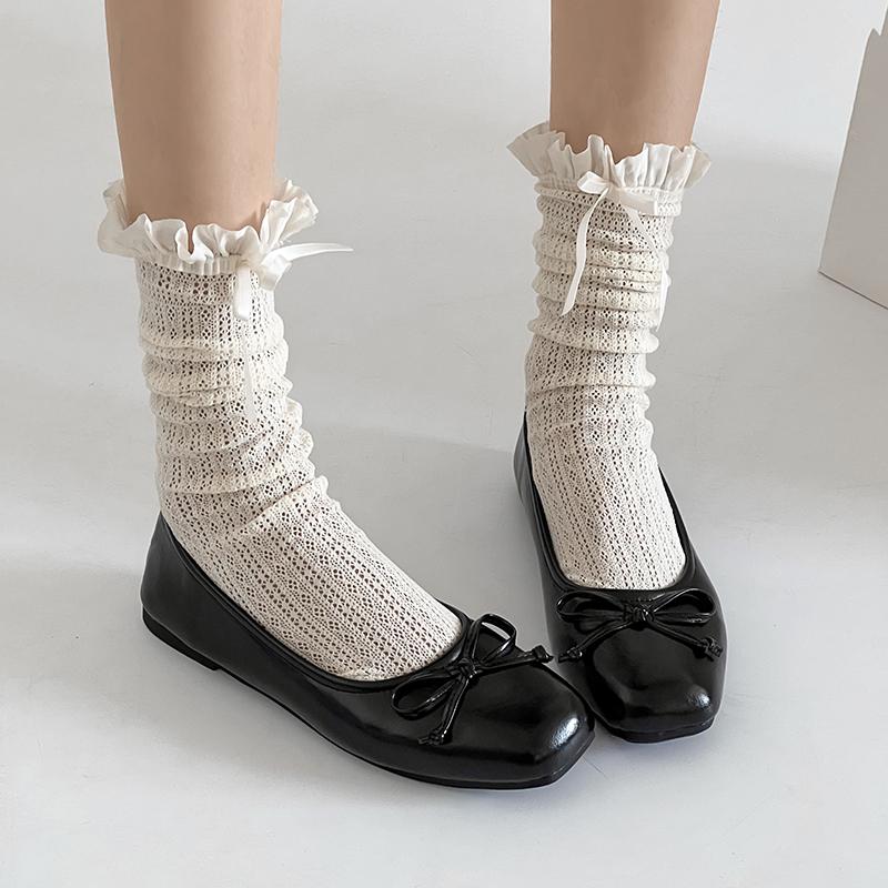 Новые элегантные балетки с бантом, женские, с круглым носком, удобные слипоны, женские лоферы, кожаные мюли, обувь zapatos mujer