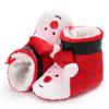 Детские Тапочки для Мальчиков Девочек Рождественские Зимние Теплые Домашние Шлепанцы