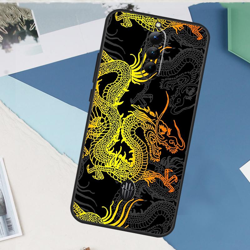 Чехол DRAGON TATTOO JAPANESE для ZTE Nubia Red Magic 8S 9S 10S 10 9 8 11 Pro Plus 6 7 6S 7S Pro 5G 6R 10 Air