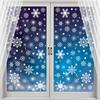 Christmas, White Snowflake Window Stickers, Christmas Glass Stickers, Shopping Mall Store Decorations, Window Decorations, Static Stickers