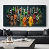 Kitchen Wall Decoration with Herbs and Spices Cooking Canvas Art Posters and Prints Painting Art Pictures Decorative Paintings