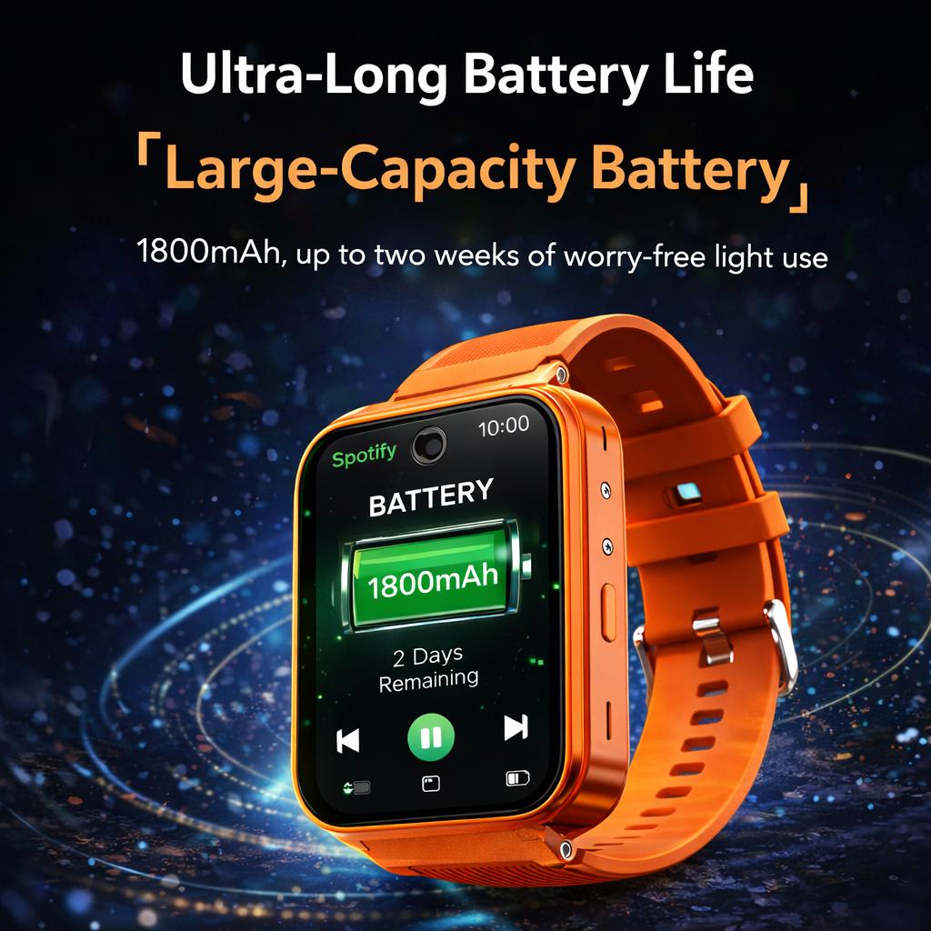 4G Смарт-часы Телефон UBABAI Android 12 4G Две SIM-карты 8 ГБ+256 ГБ WIFI GPS