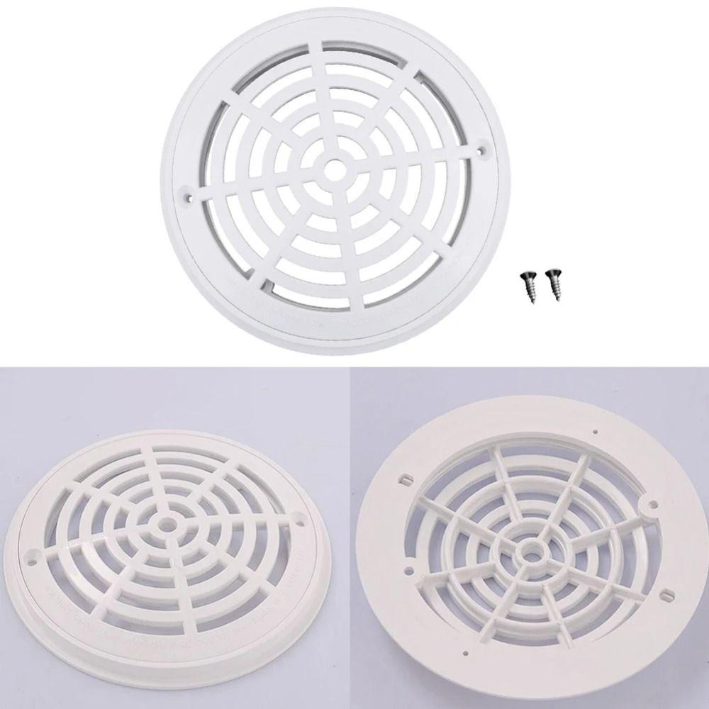 ABS Pool Main Drain Cover Replacement Grate Bottom Mounting Plates Pool Outlet Cover Swimming Pool