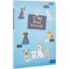 Nakabayashi Pocket Album Set of 5 Cat & Dog Blue 5PL-270-30-B