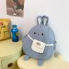 Милый рюкзак с девочкой-кроликом, сумка для ученика средней школы, студента колледжа, школьная сумка для занятий, холщовая сумка большой вместимости через плечо