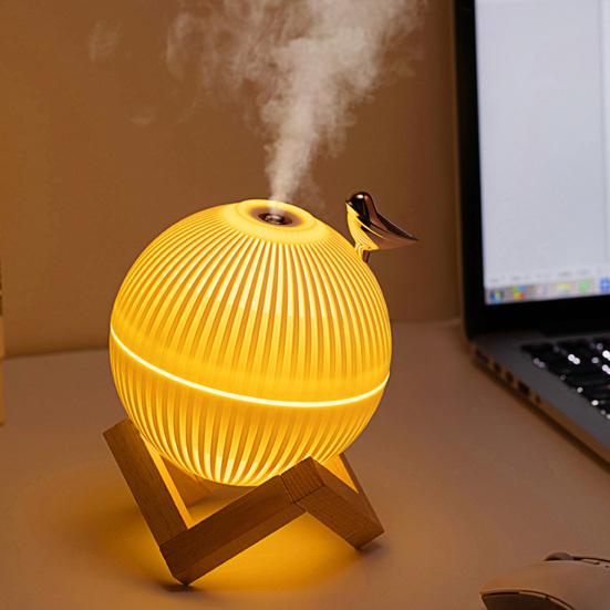 330 мл USB Увлажнитель воздуха Креативная звездная форма PP Низкий уровень шума Оригинальный увлажнитель воздуха в виде птицы для гостиной KTY