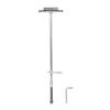Soil Sampler Probe with Ejector Foot Pedal 40 Inches Long Stainless Steel Soil Core Sampling Tool