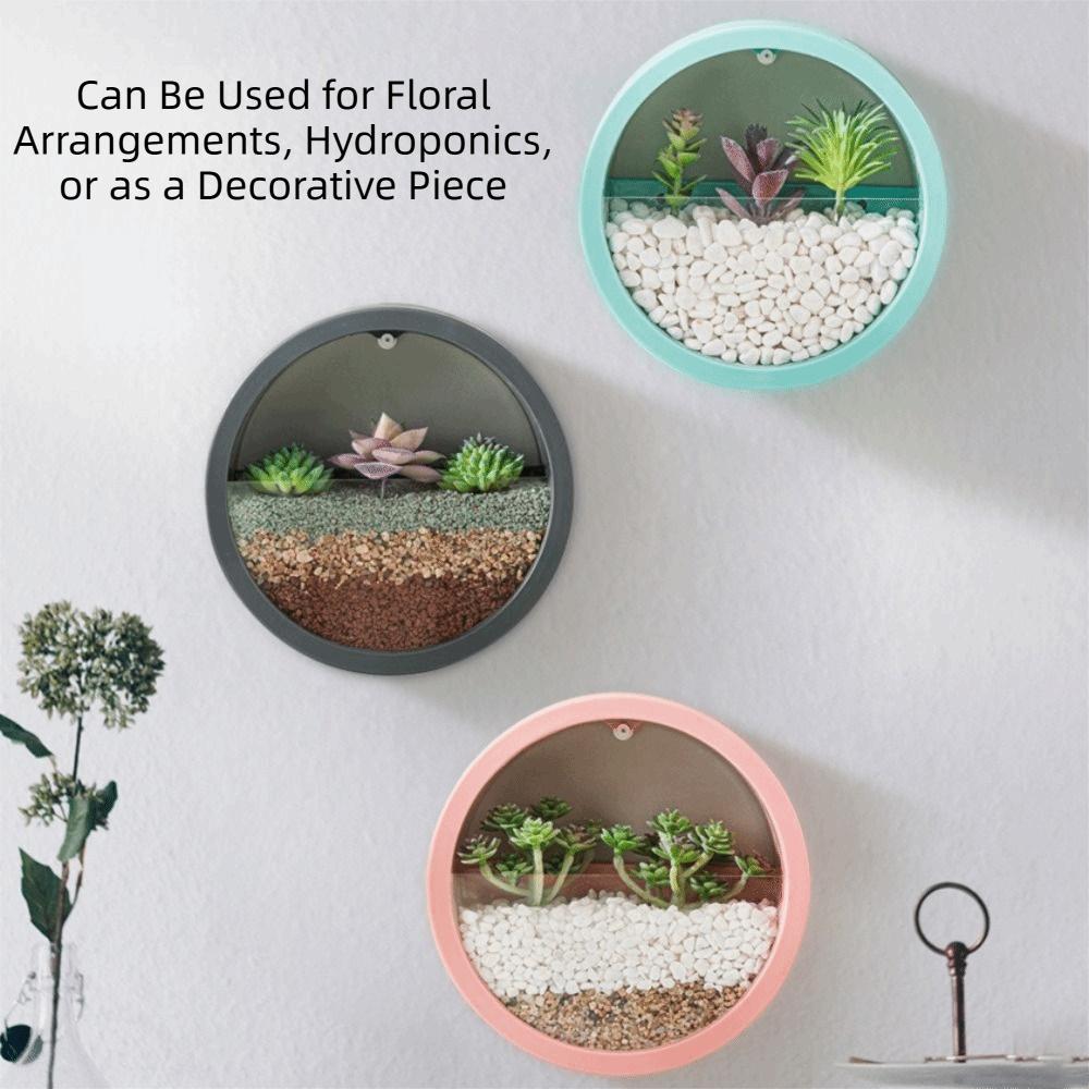 Leakproof Design Hanging Flower Pot Space Saving Succulent Planter Pot  Balcony Display