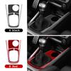 Для Renault Fluence Megane 2009 2010 2011 2012 2013 2014 2015 Настоящая мягкая наклейка из углеродного волокна LHD RHD Отделка салона рычага переключения передач