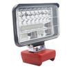 Wireless LED Work Light 5inch  48LED 7200LM Dual USB Port for Milwaukee Cordless M18 18V Battery