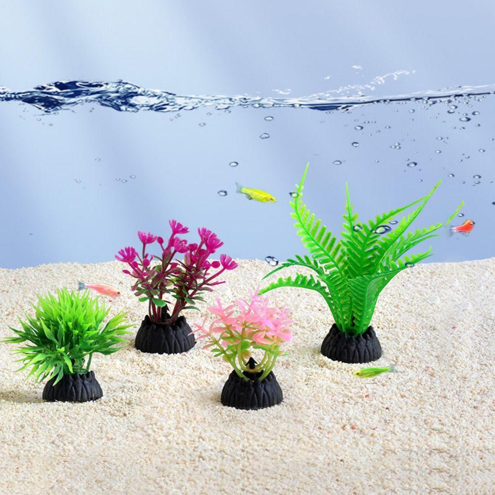 Mini Water Weeds Ornament Simulation Artificial Seaweed Fake Water Plants Aquarium