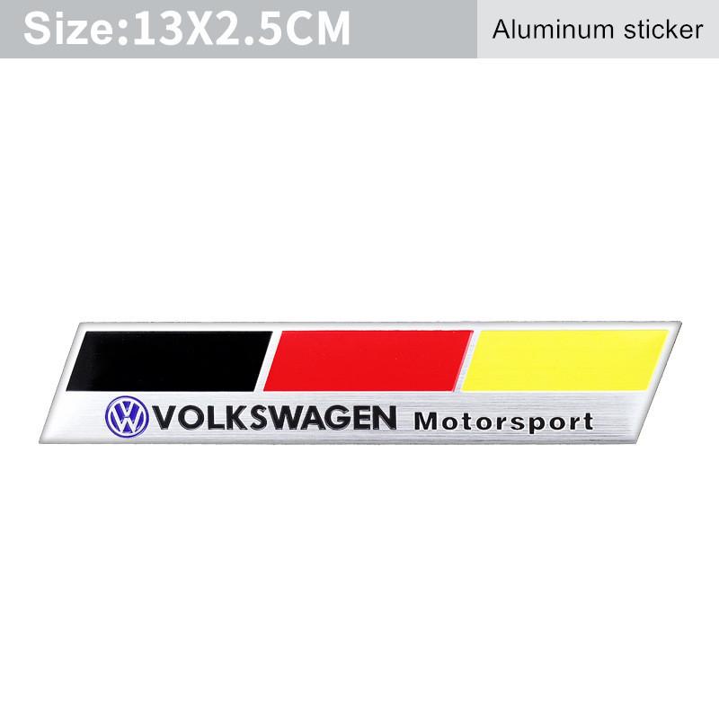 2026 New For VOLKSWAGEN VW Car Metal Badge Body Auto Badge Decoration Sticker For Volkswagen R Line Golf Polo Passat Jetta Tigua