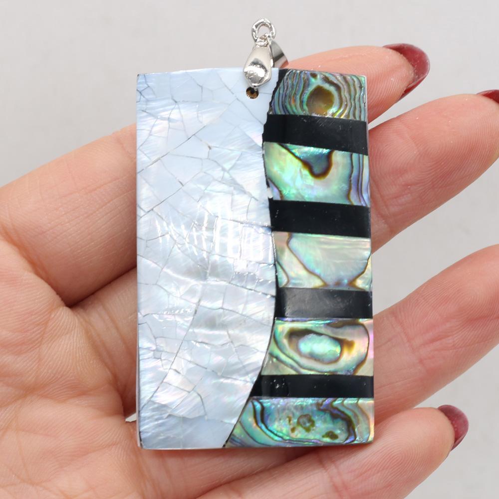 Сращивание кулон натуральный ракушка нерегулярный кулон для изготовления ювелирных изделий своими руками ожерелье браслет аксессуар