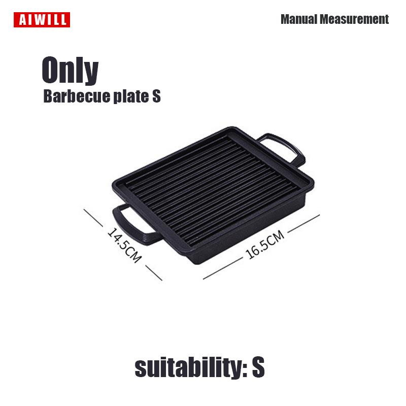 Портативный гриль для барбекю AIWILL, корейская еда, угольная печь, плита для барбекю, духовка для приготовления на древесном угле, бытовой, уличный, многоразовый ящик-гриль