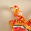 Toddler Baby Girl Jumpsuit Set Summer Ruffle Watermelon Print Bow Sleeveless Rompers and Headband