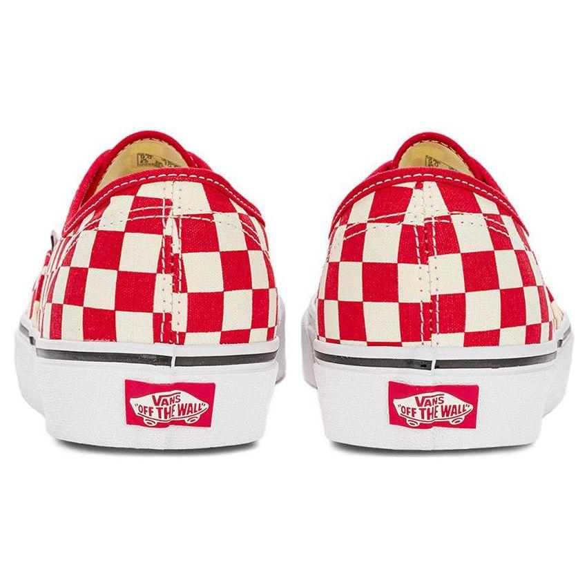 Vans Аутентичные Удобные Повседневные Низкие Кеды из Канваса Унисекс Красные VN0009PVIZQ